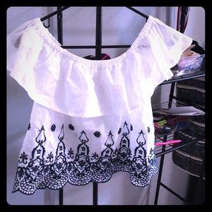 Off the shoulder top